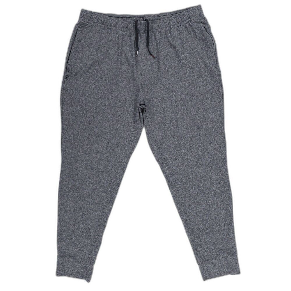 NEW Rhone Reign Midweight Jogger Black Heather Athleisure Lounge Sporty Casual